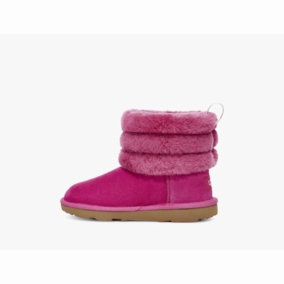 Botas UGG Fluff Mini Quilted Criança Fucsia | PT-CGEZQ